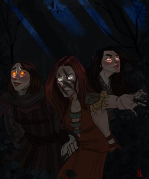TES5_Aela the Huntress & Serana.jpeg
